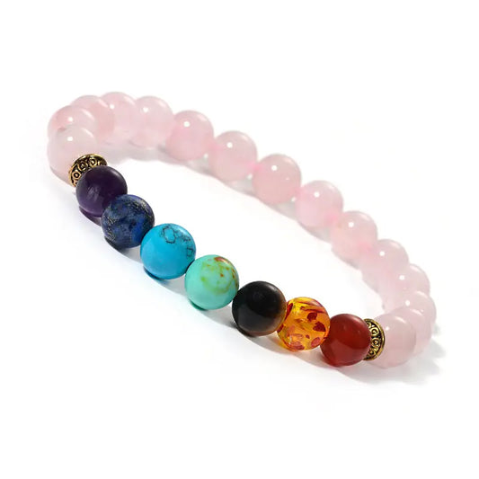 Chakra Bracelet - Rose Quartz - 12pcs