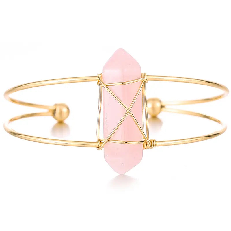 Crystal Cuff Bracelet - Assortment 10 Pcs