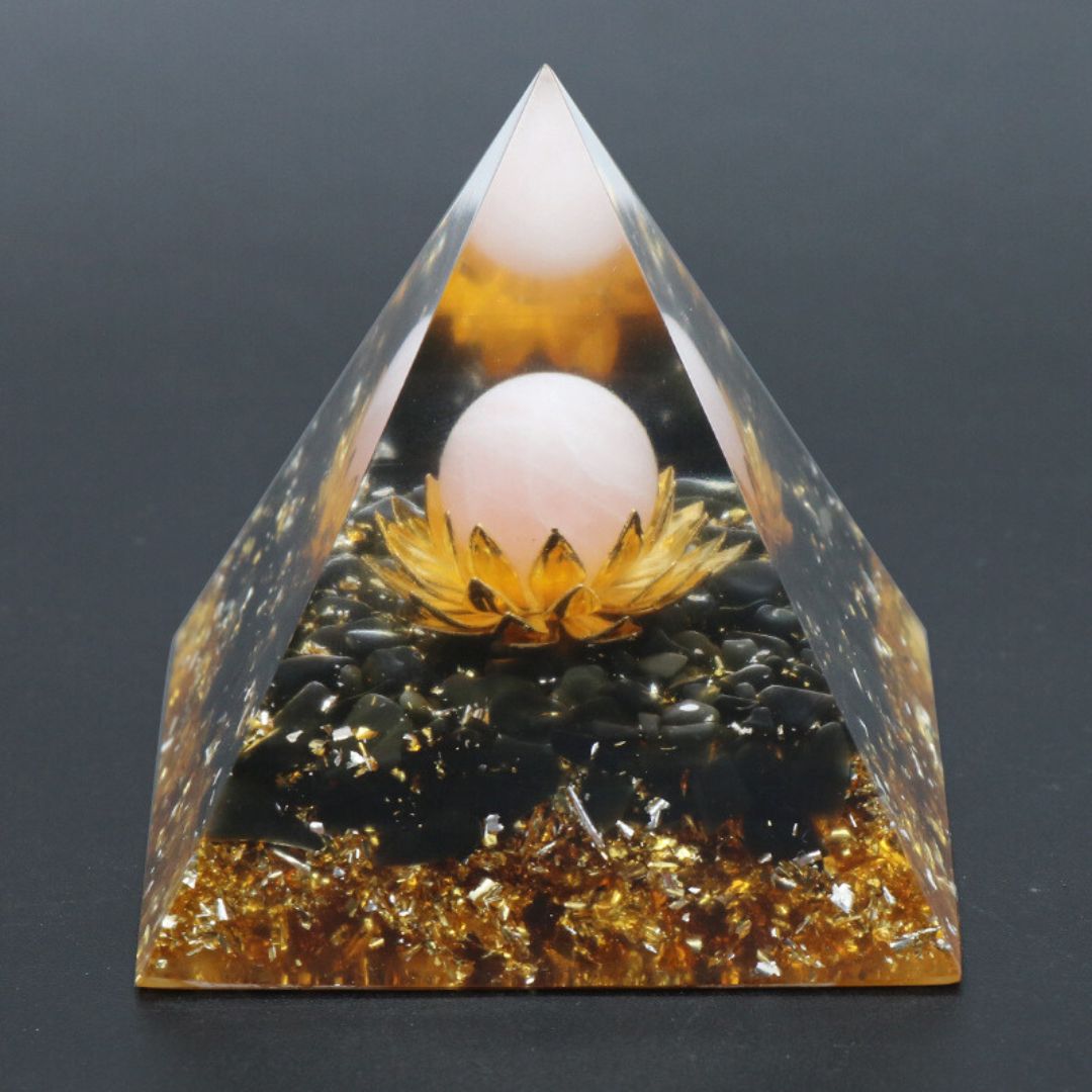 Crystal Sphere Orgonite 6cm - Assortment 8 pcs