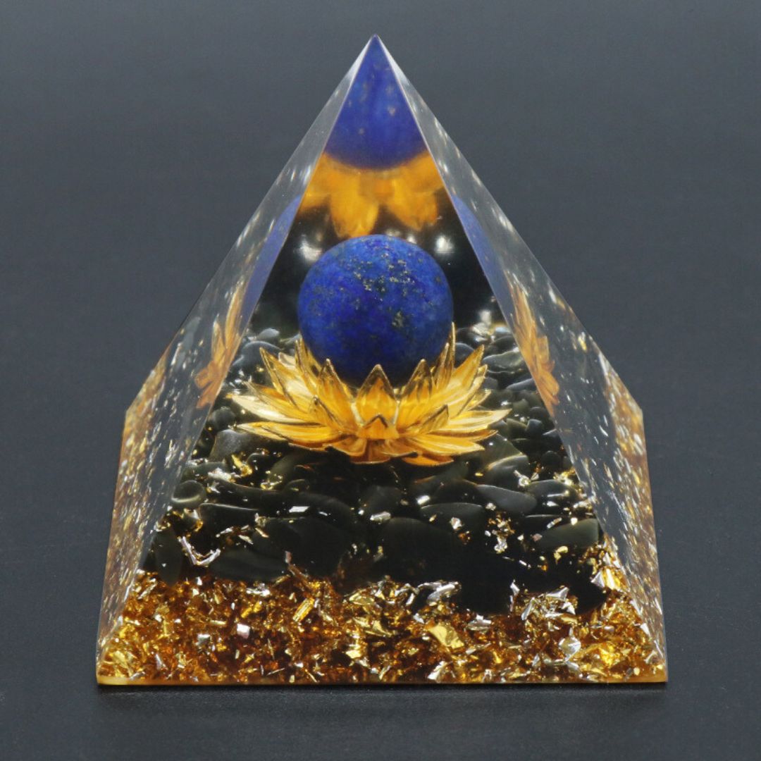 Crystal Sphere Orgonite 6cm - Assortment 8 pcs