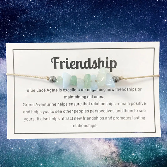Energy Mantra Bracelets - Friendship - 6 Pcs