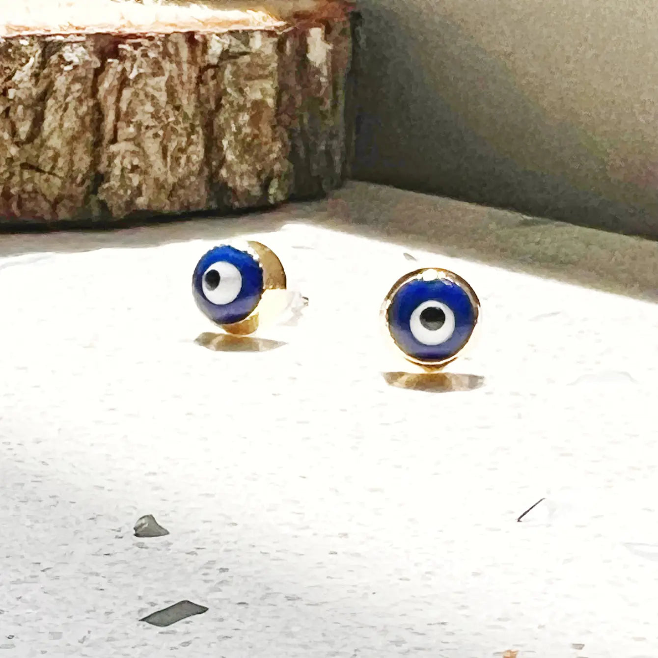 Evil Eye Protection Earring with Display - 24 Pairs