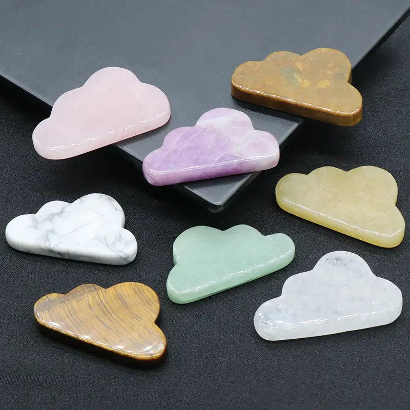 Cute Gemstone Clouds Carving - Assortment 20 Pcs