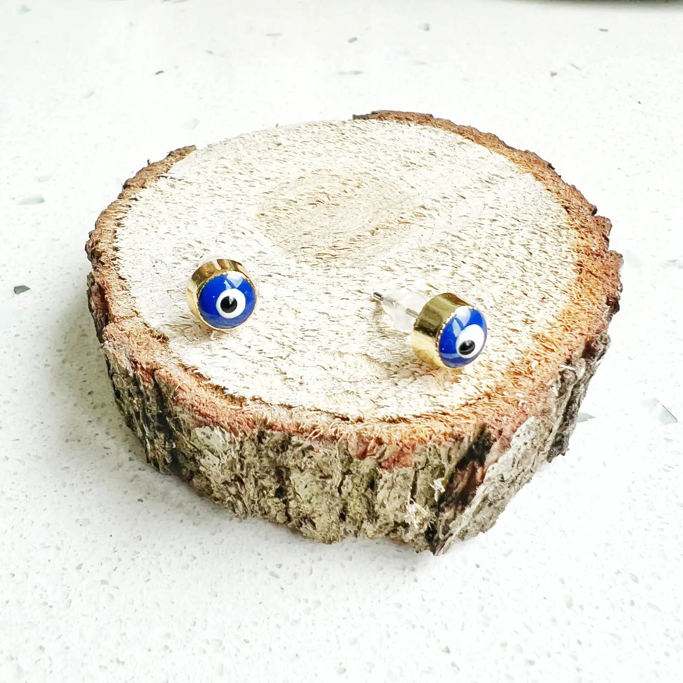 Evil Eye Protection Earring with Display - 24 Pairs