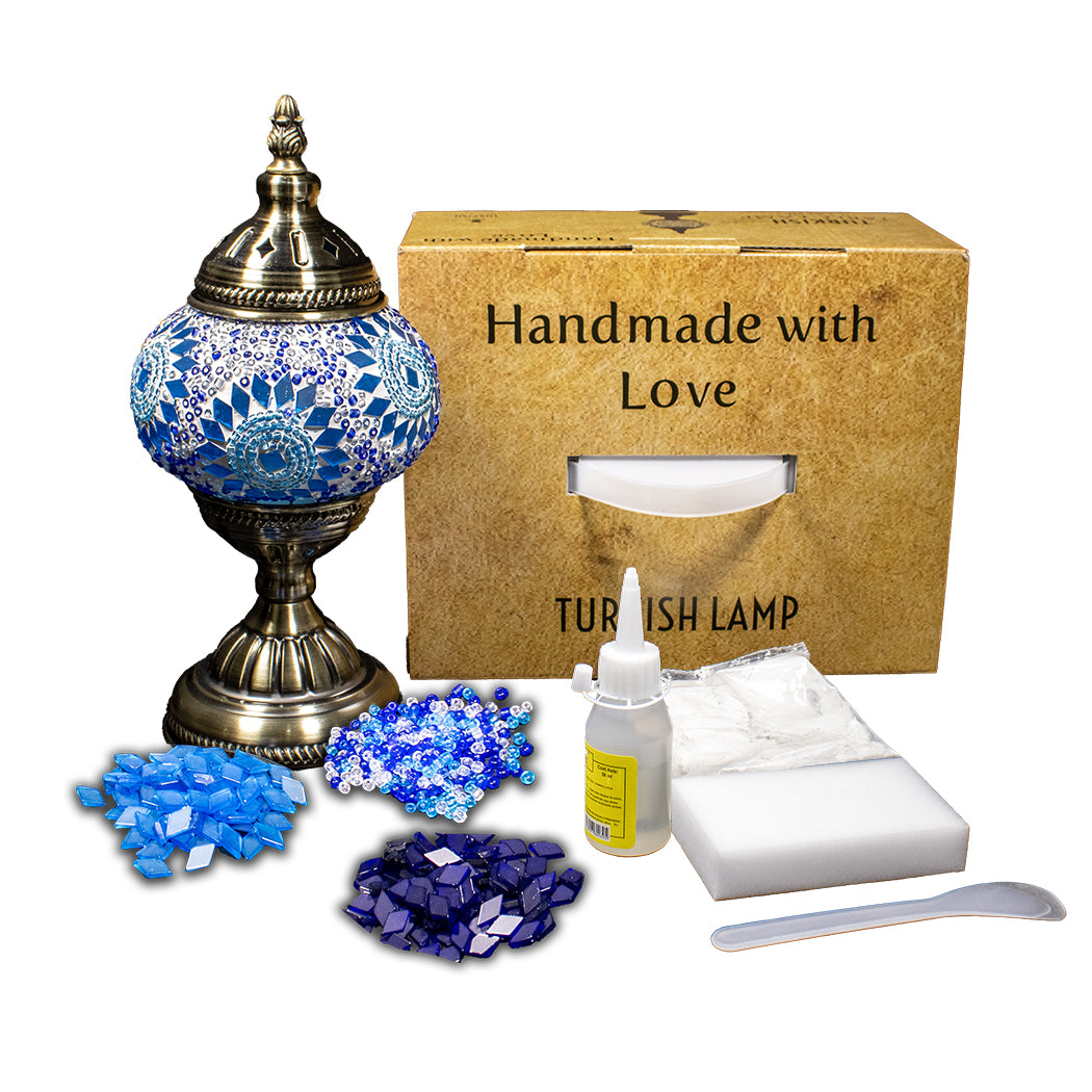 DIY Turkish Mosaic Table Lamp Home Kit - 4 Kits