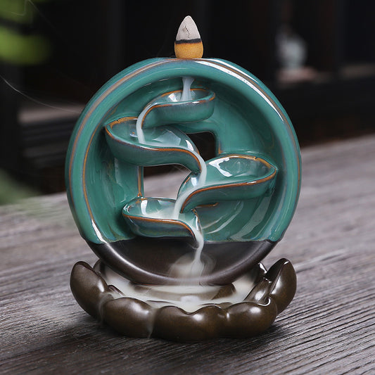 Ceramic Zen Flow Incense Holder - 4Pcs