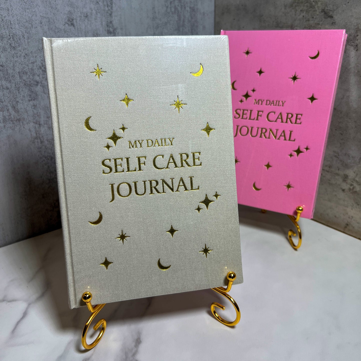 Moon and Star Self-Care Daily Journal - 4 Pcs
