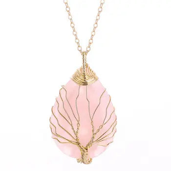 Tree of Life Wire Wrapped Necklace - Assortment 12 Pcs
