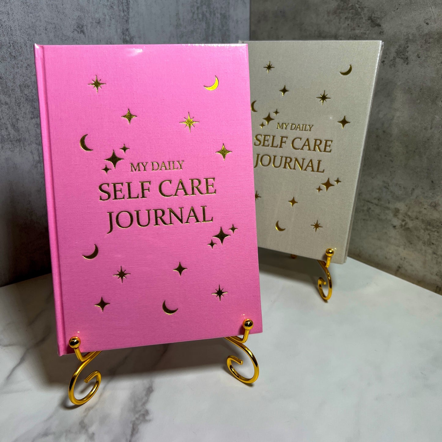 Moon and Star Self-Care Daily Journal - 4 Pcs