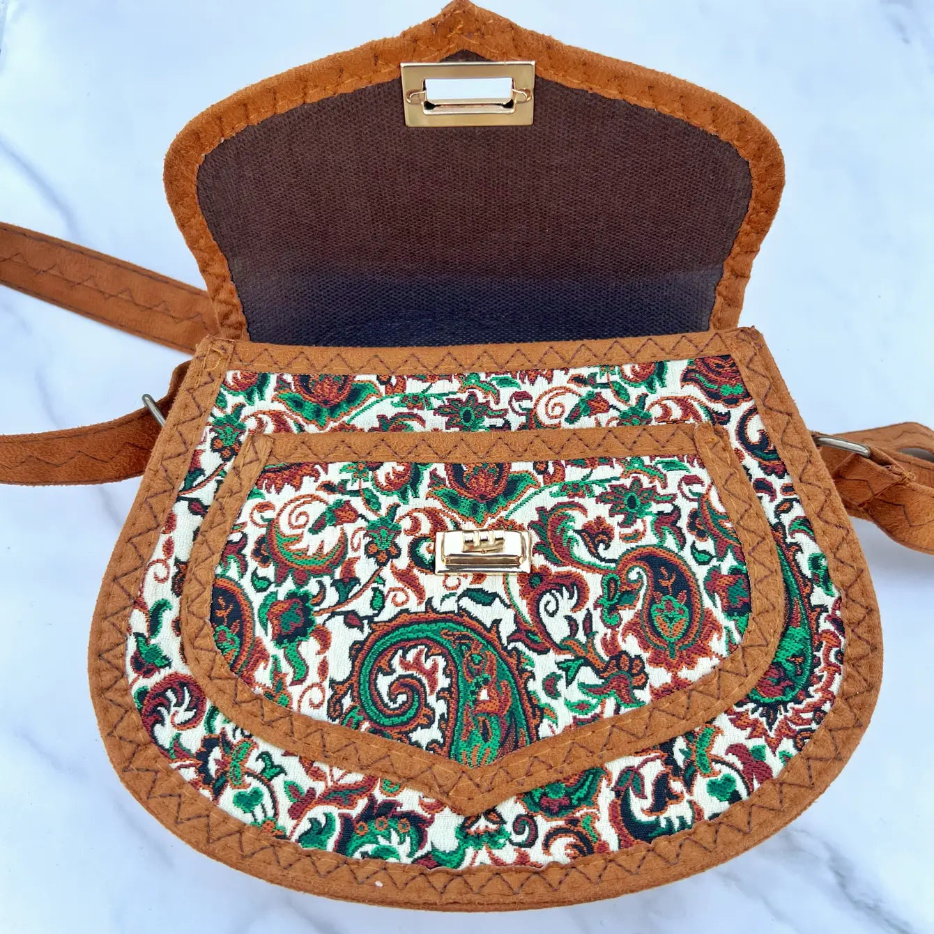 Paisley Bohemian Crossbody Chic Purse - Assortment of 8 Pcs