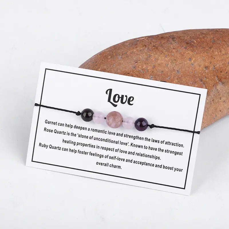 Energy Mantra Bracelets -Love- 6 Pcs