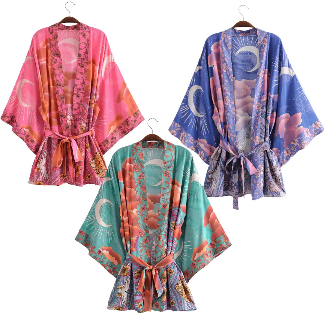 Bohemian Moon Kimono - 9pcs