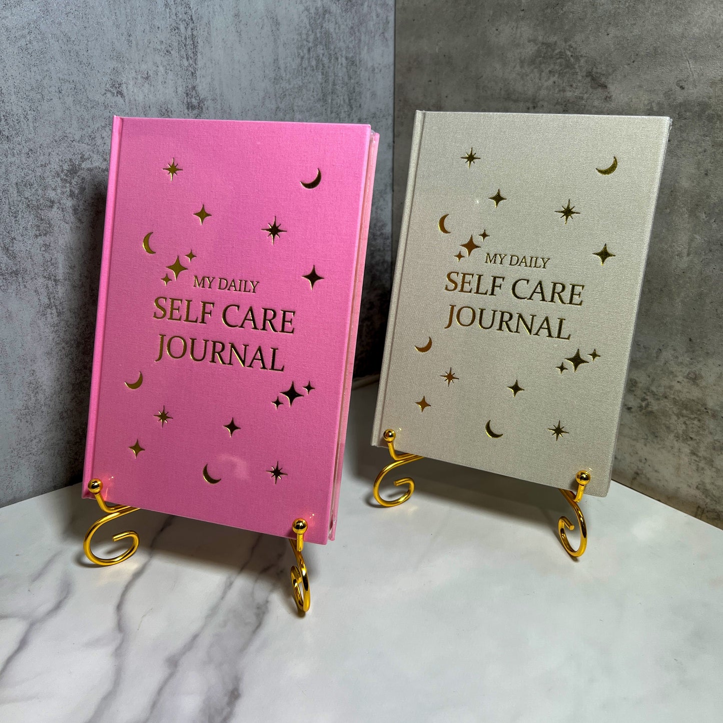 Moon and Star Self-Care Daily Journal - 4 Pcs