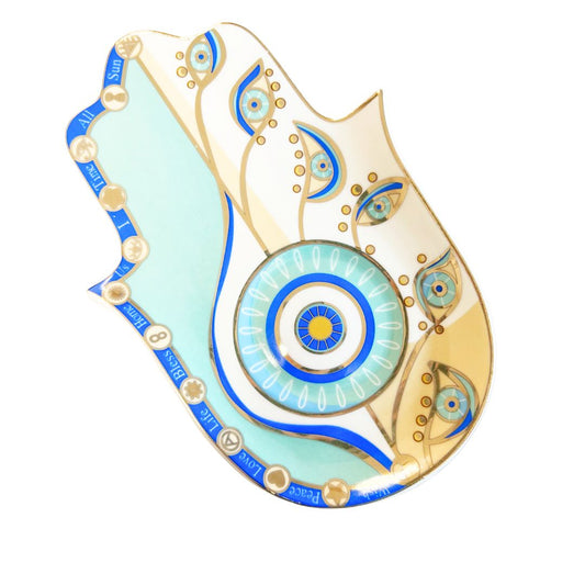 Evil Eye Good Looking Eye Dish Blue - 2pcs