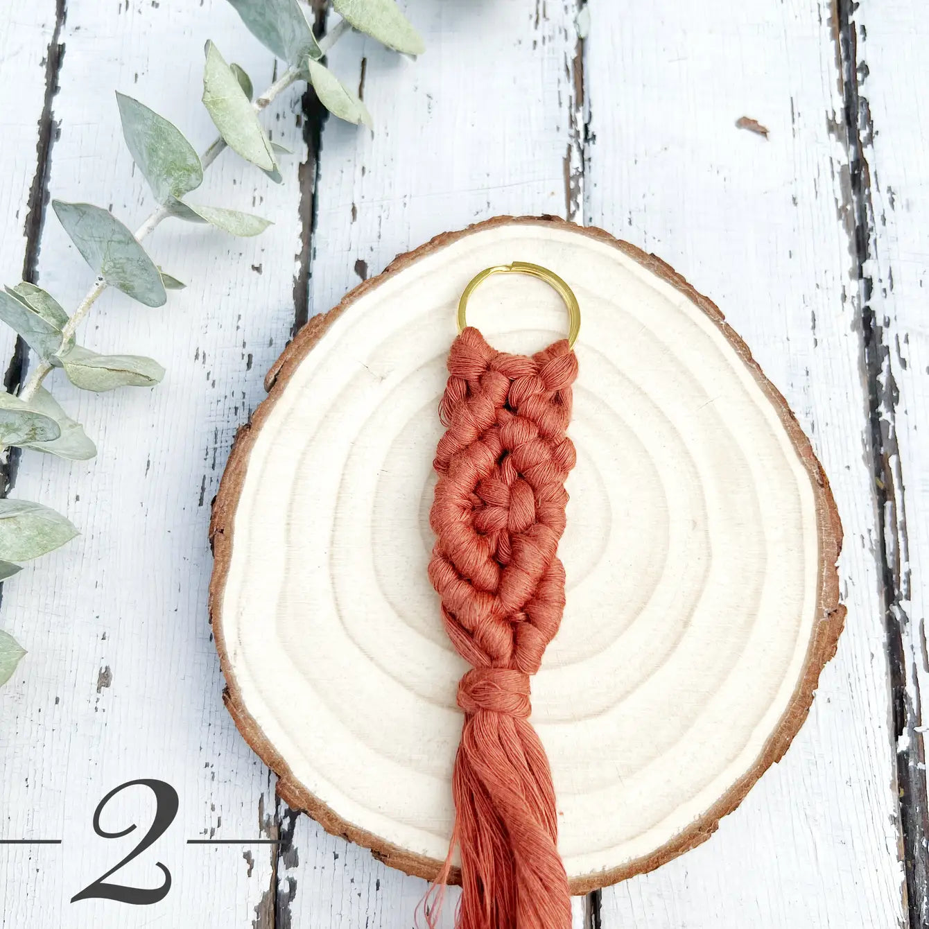 Fishtail Macrame Keychain - Assortment 24 Pcs
