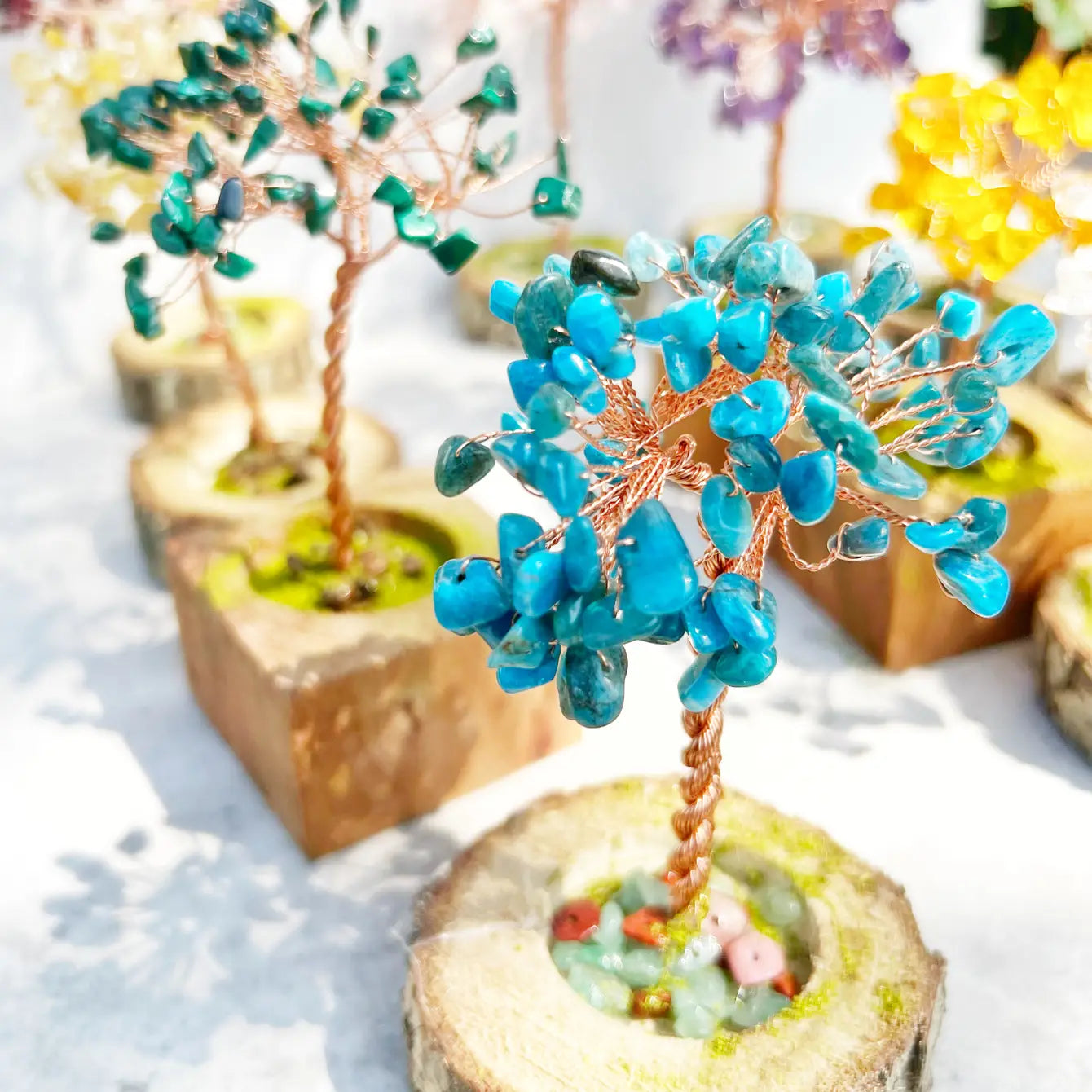 Handcraft Gemstone Tree - Assortment 6 Pcs