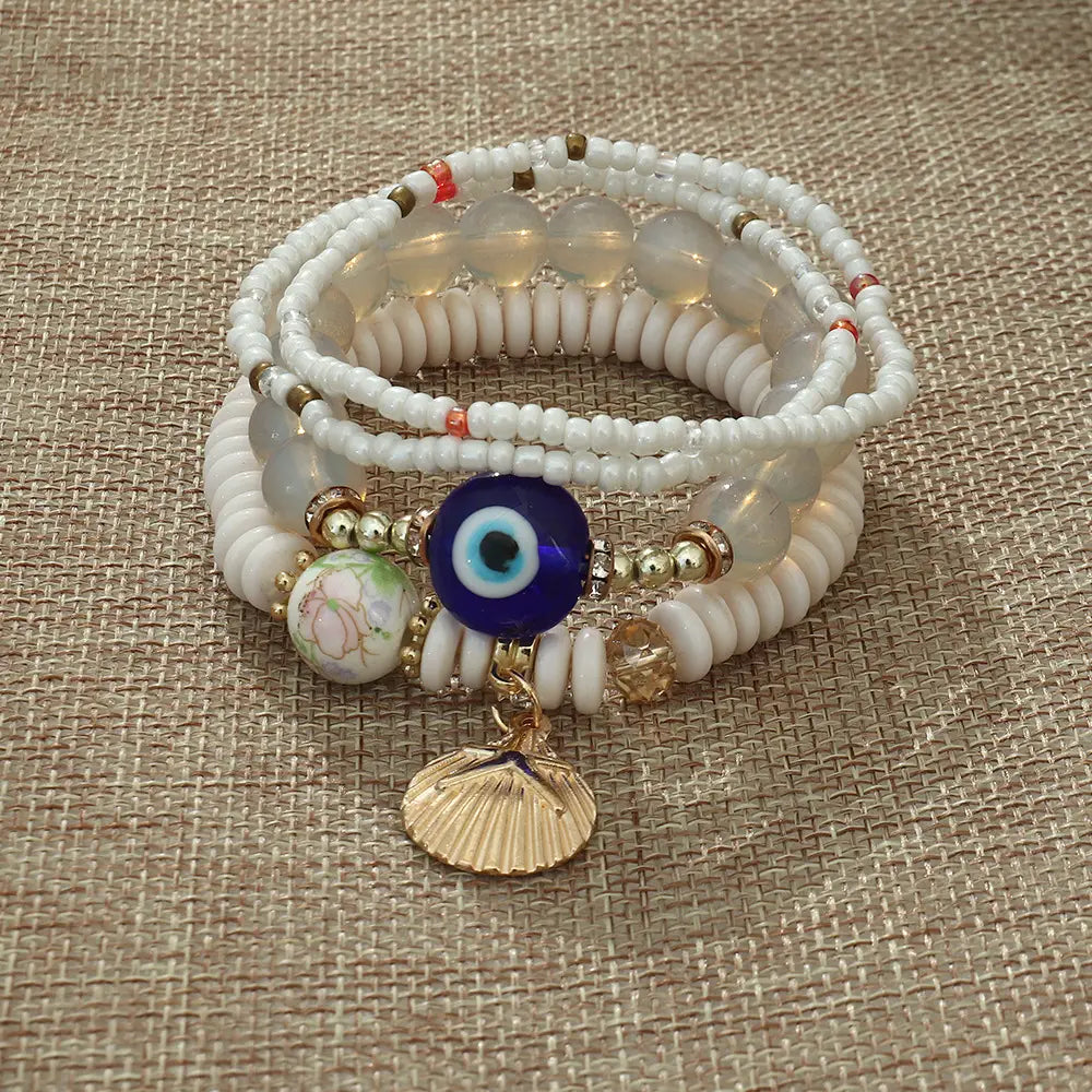 Boho Protection Stack Layering Bracelet Set - Assortment