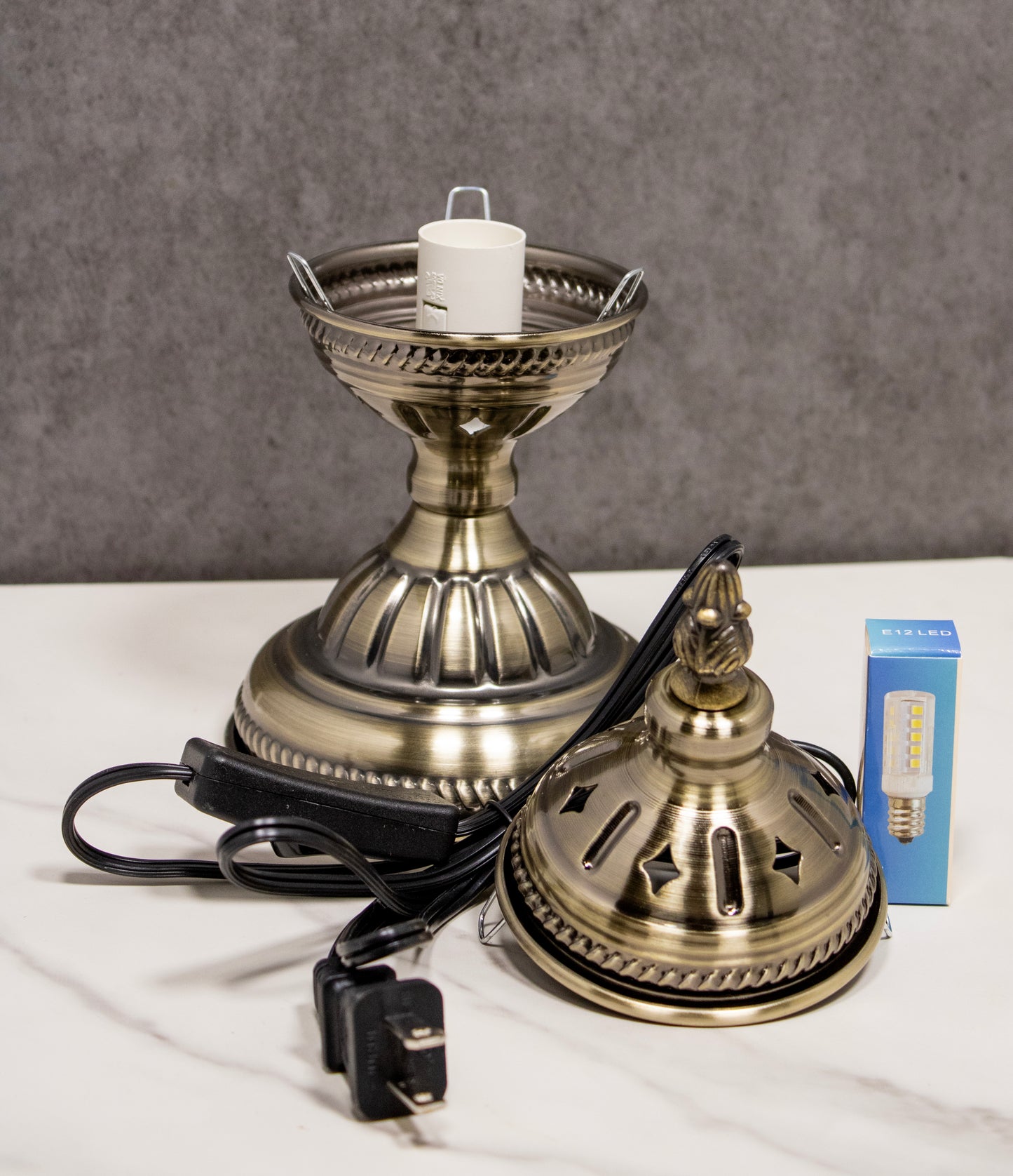 DIY Turkish Mosaic Table Lamp Home Kit - 4 Kits
