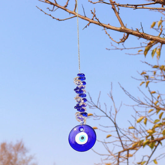 Blue Evil Eye Suncatcher - 4 Pcs