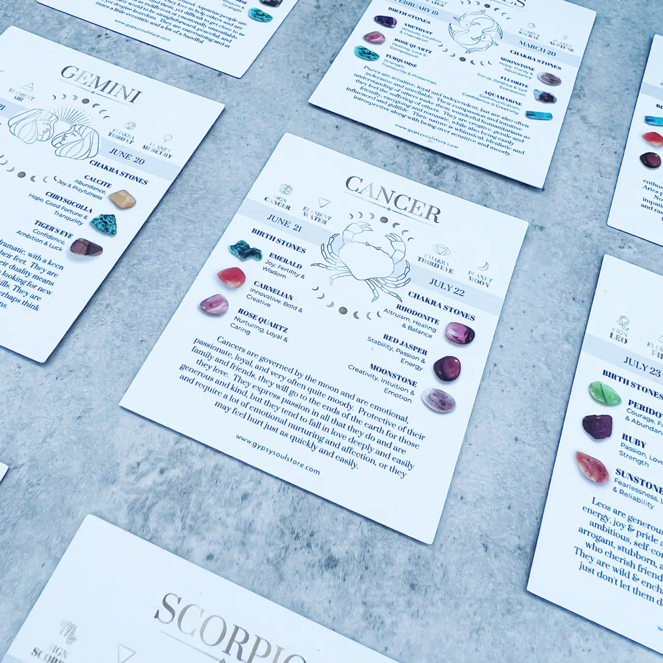 Zodiac Astrology Card - 60 Pcs