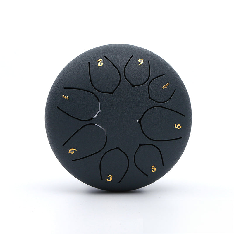 6" Steel Tongue Drum 8- Note Tambourine - 6 Pcs