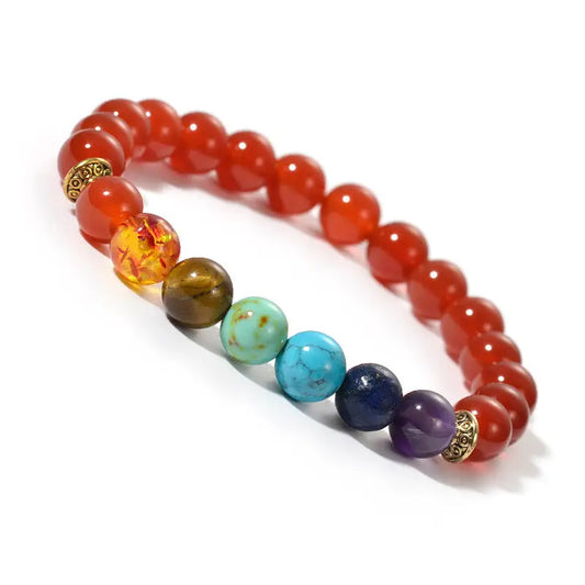 Chakra Bracelet - Carnelian - 12pcs