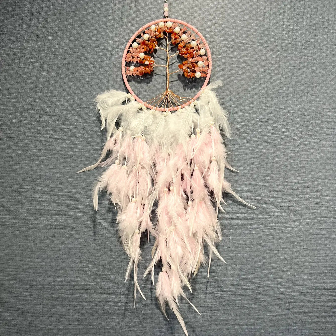 Tree of Life Crystal Dream Catchers - 5 Pcs