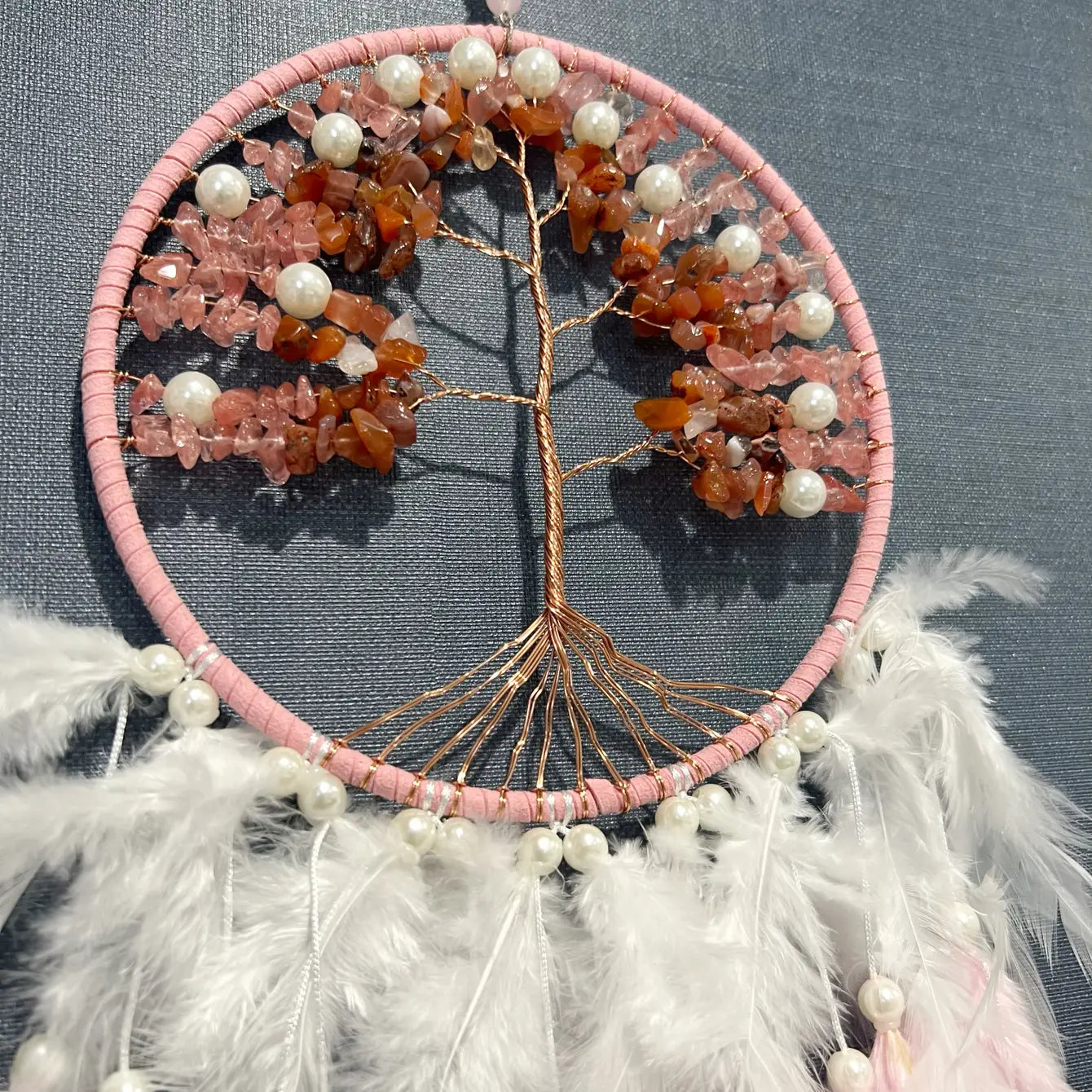 Tree of Life Crystal Dream Catchers - 5 Pcs