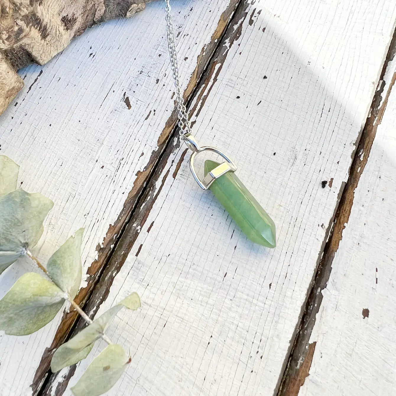 Gemstone Bullet Necklace - Assortment 12 Pcs