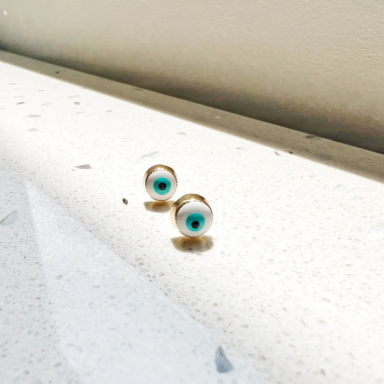 Evil Eye Protection Earring with Display - 24 Pairs