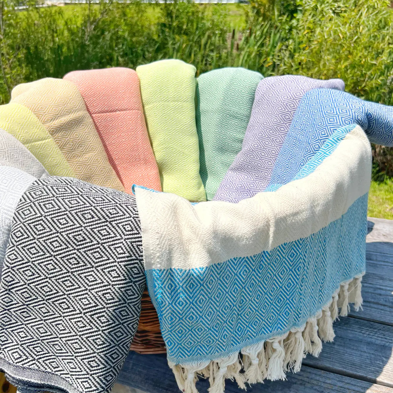 Turkish Beach Towel - Assortment 10 Pcs