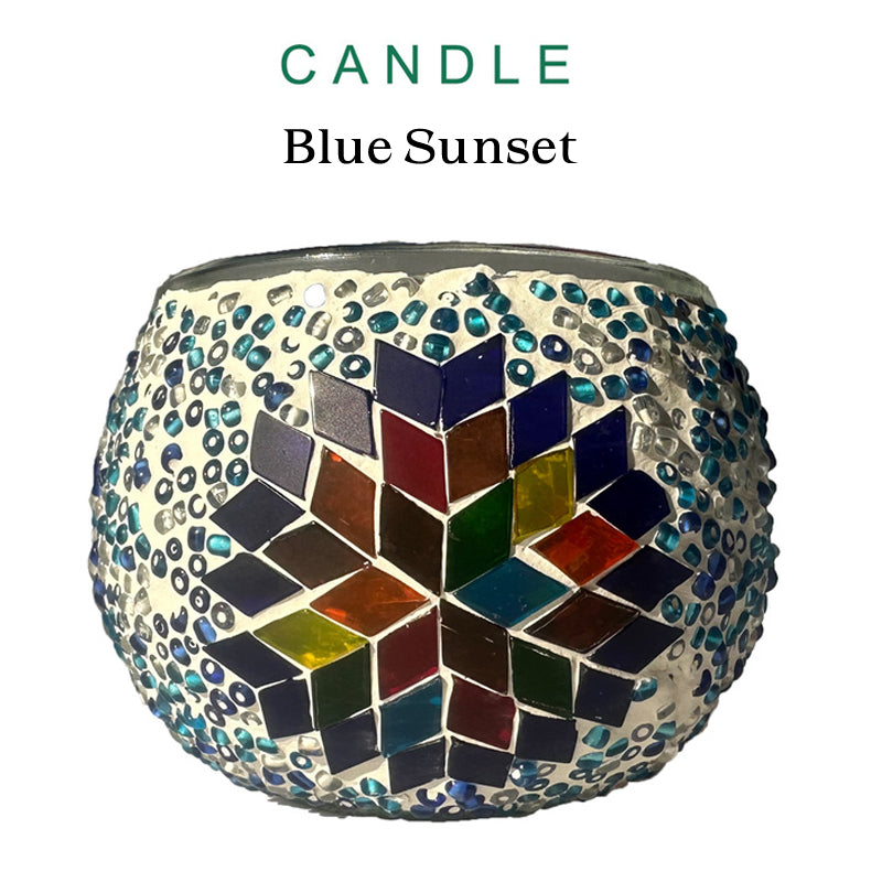 DIY Turkish Mosaic Candle Holder Kit - 4 Kits