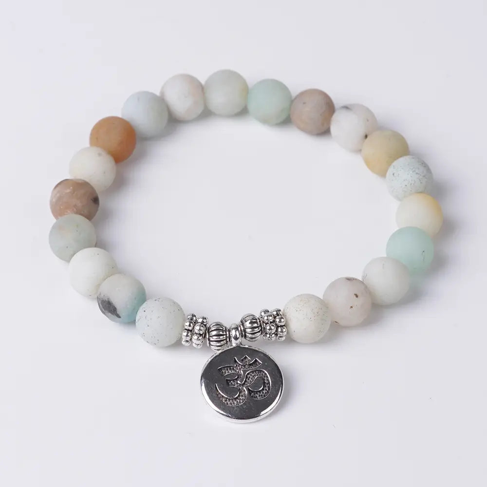 Amazonite Healing Yoga Bracelet - 12 Pcs