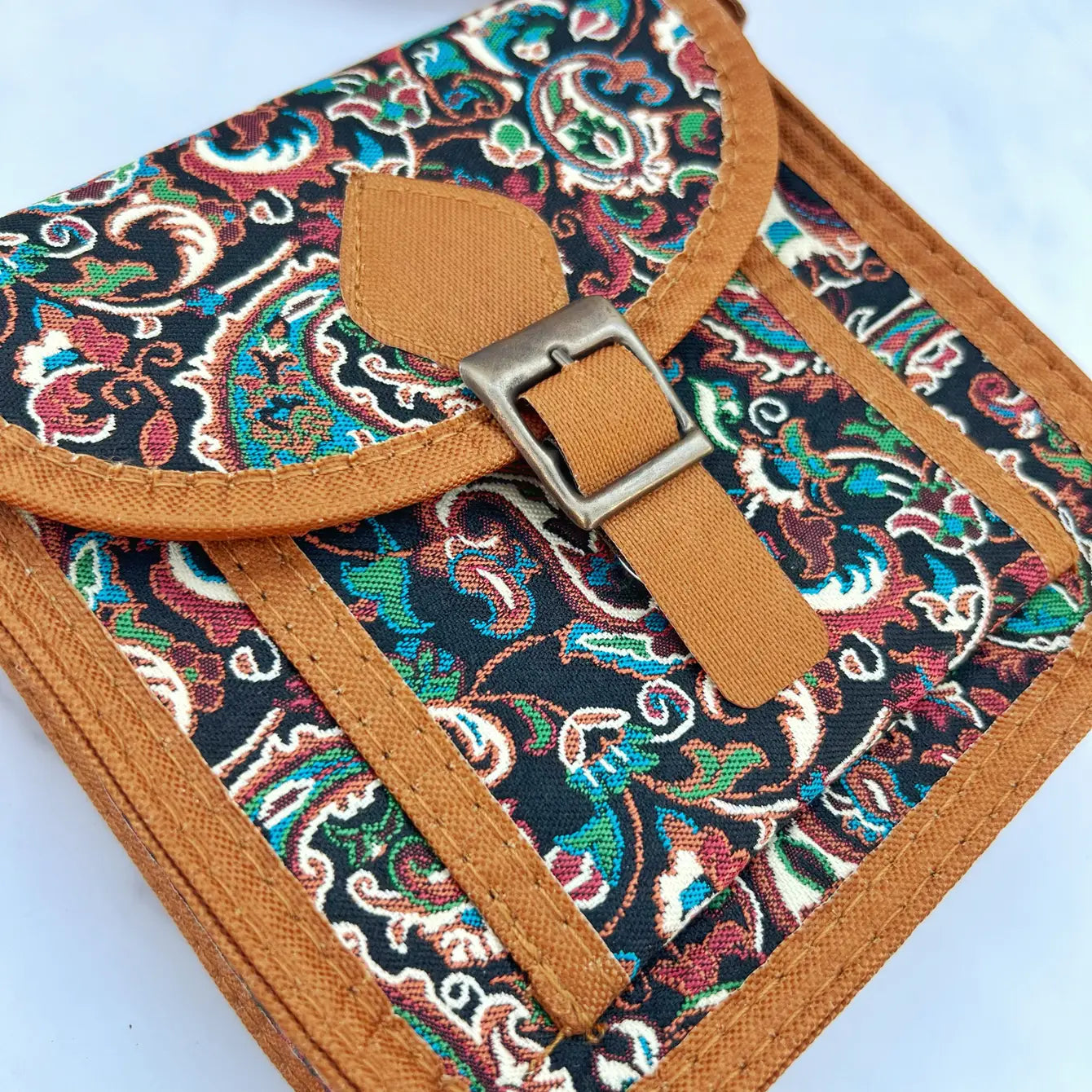 Paisley Bohemian Crossbody Chic Purse - Assortment of 8 Pcs