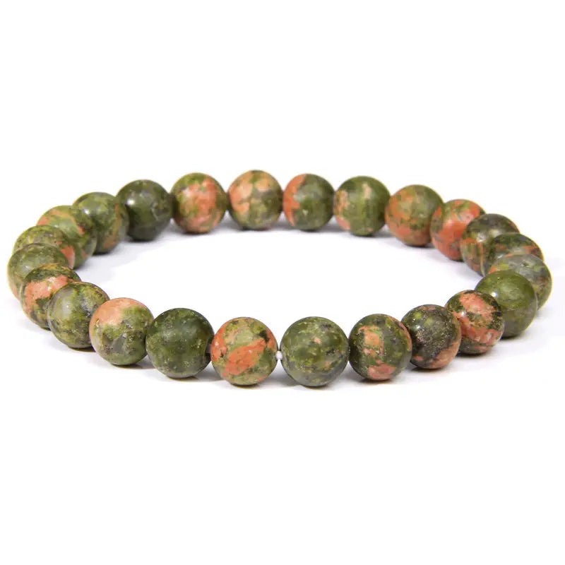 Gemstone Unakite Bracelet - 12 Pcs