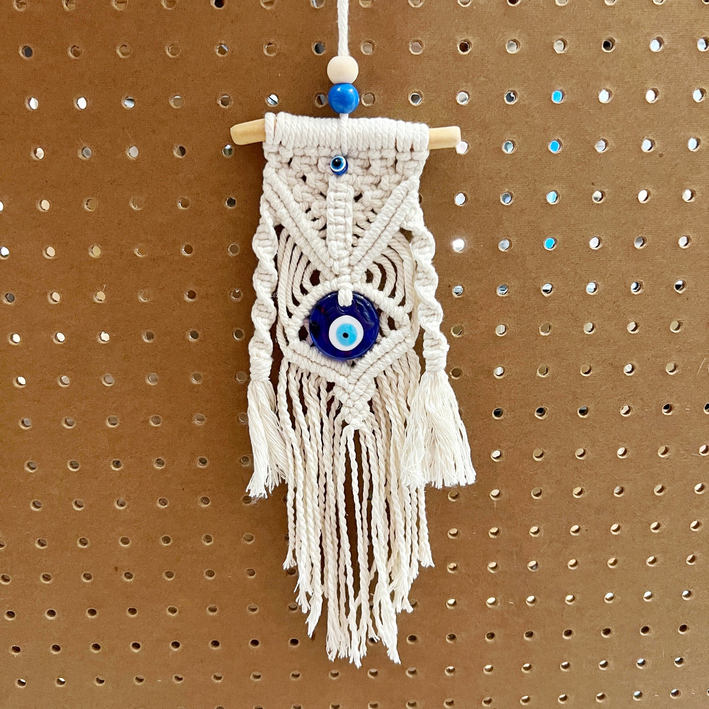 Macrame Handmade Evil Eye Wall Hanging - 4 Pcs