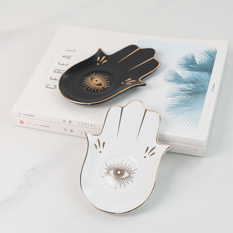 Evil Eye Hamsa Dish - 8pcs
