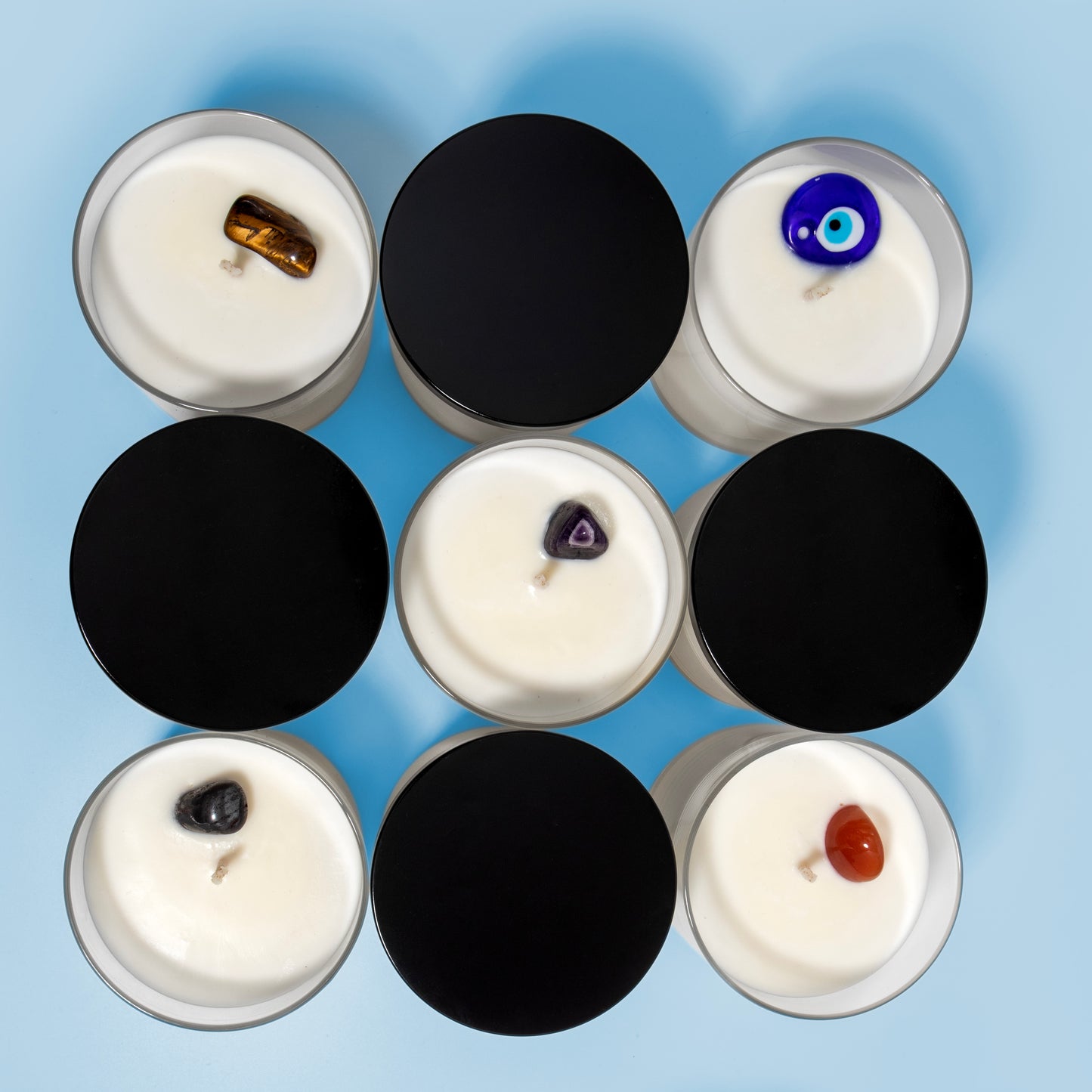 Heart Chakra Gemstone Candle - Lotion Candle