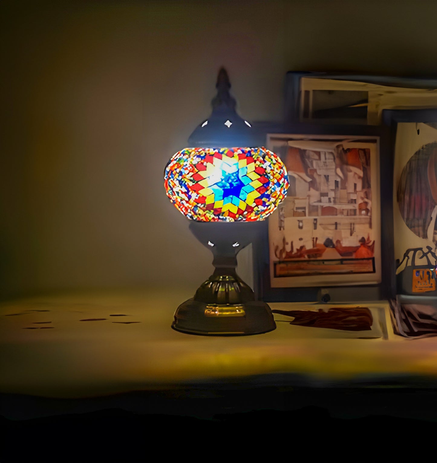 DIY Turkish Mosaic Table Lamp Home Kit - 4 Kits