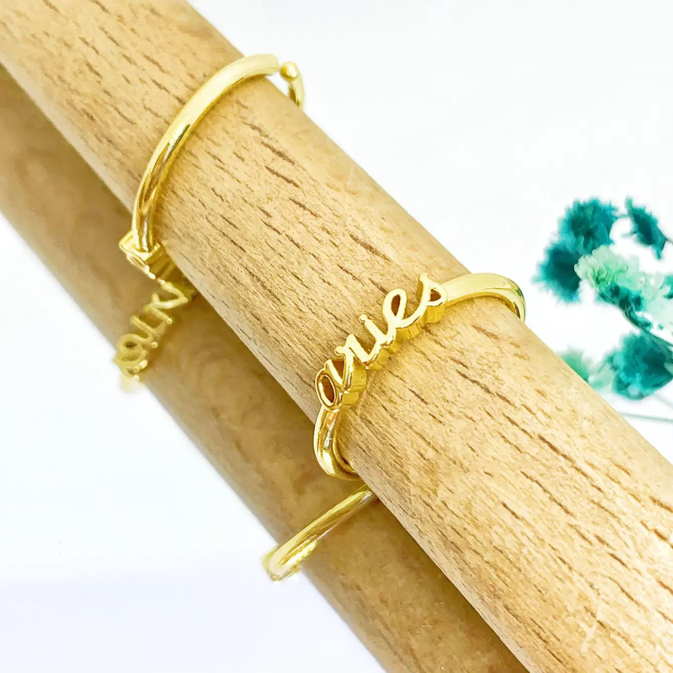 Zodiac Gold Rings - 24 Pcs