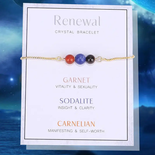 Gold Chain Empowerment Bracelets - Renewal - 6 Pcs