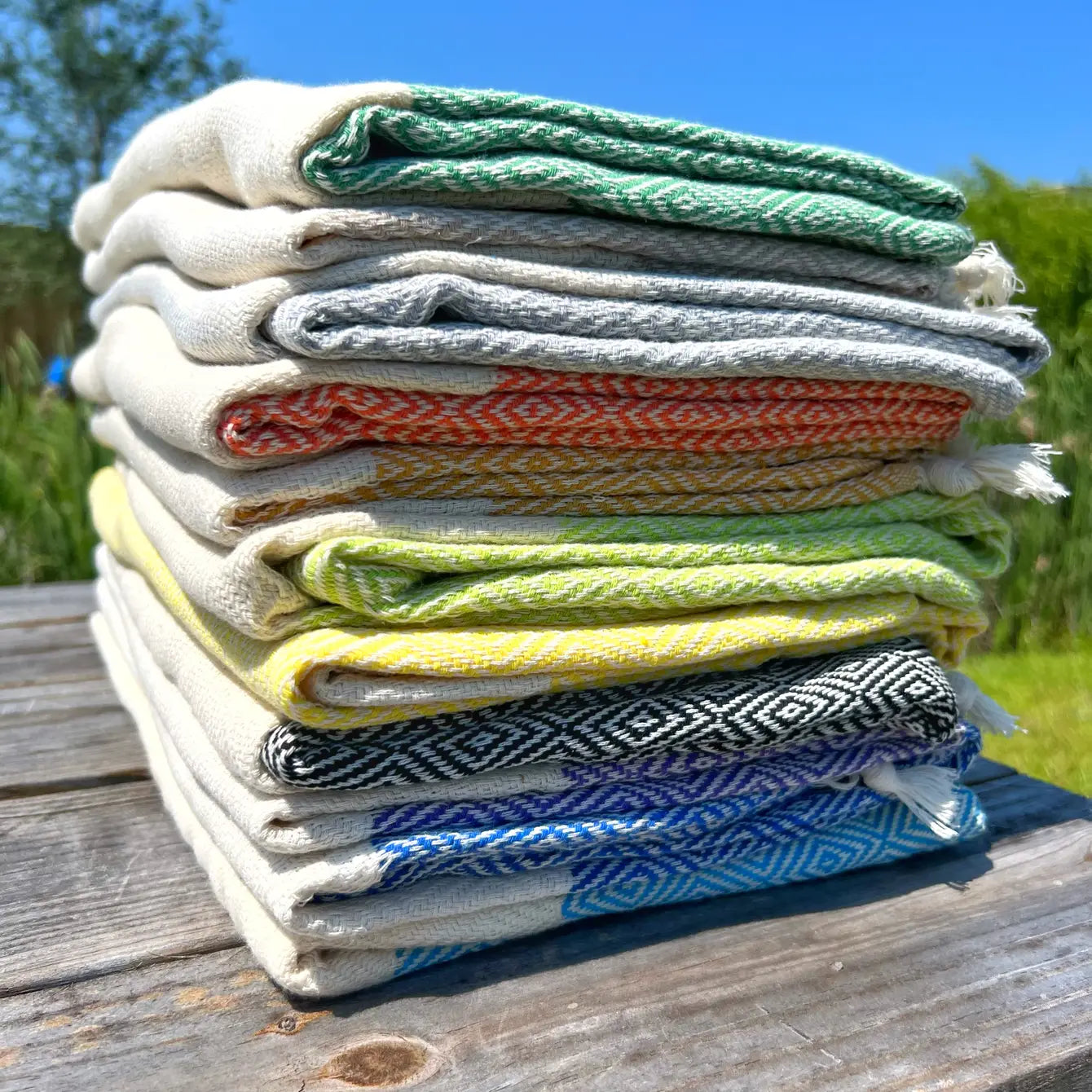 Turkish Beach Towel - Assortment 10 Pcs