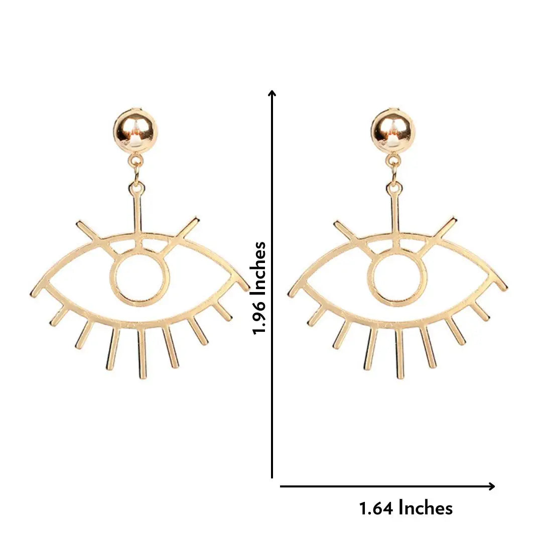 Evil Eye Star Earrings - 6 Pairs