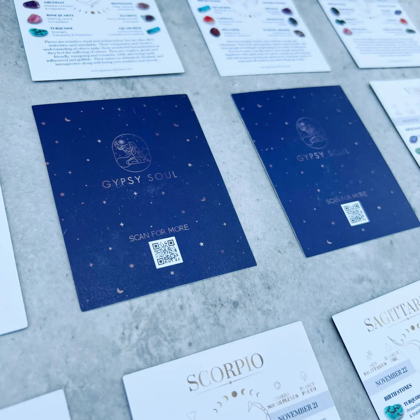 Zodiac Astrology Card - 60 Pcs