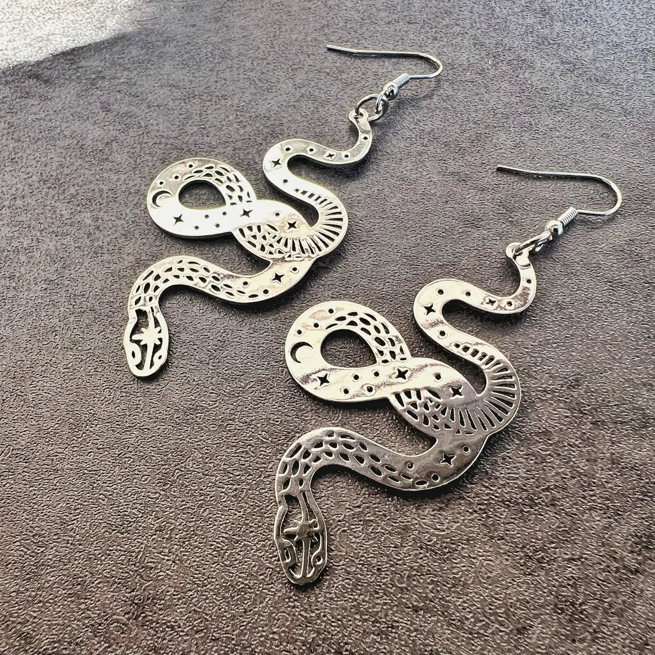 Celestial Snake Earrings - Assortment 12 Pairs