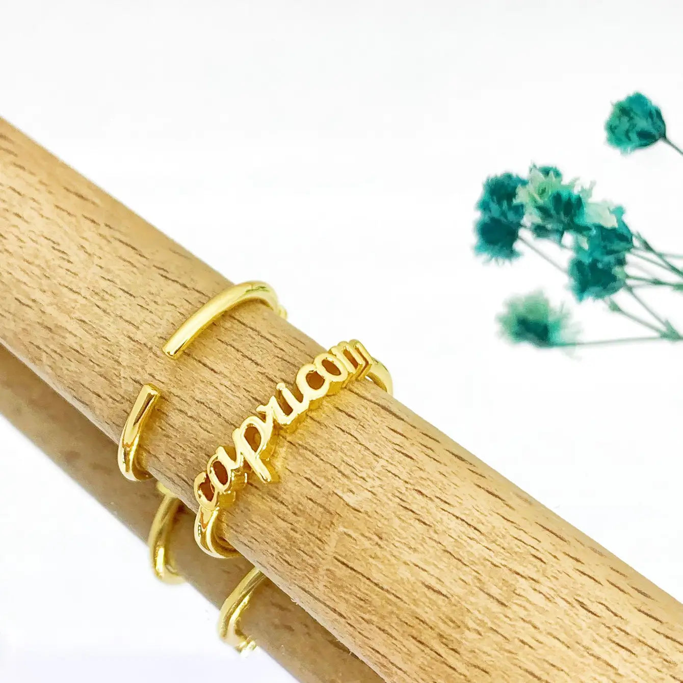 Zodiac Gold Rings - 24 Pcs