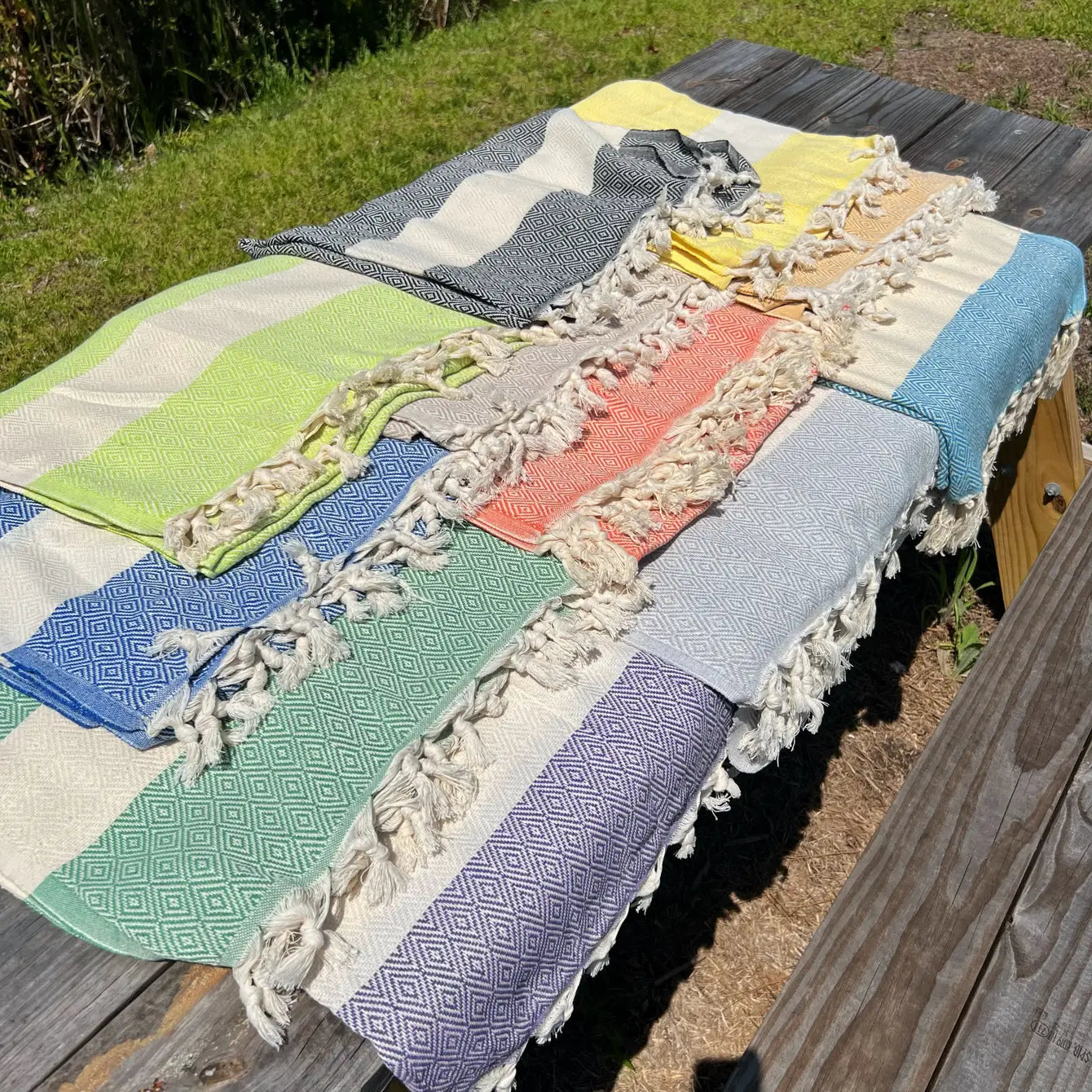 Turkish Beach Towel - Assortment 10 Pcs
