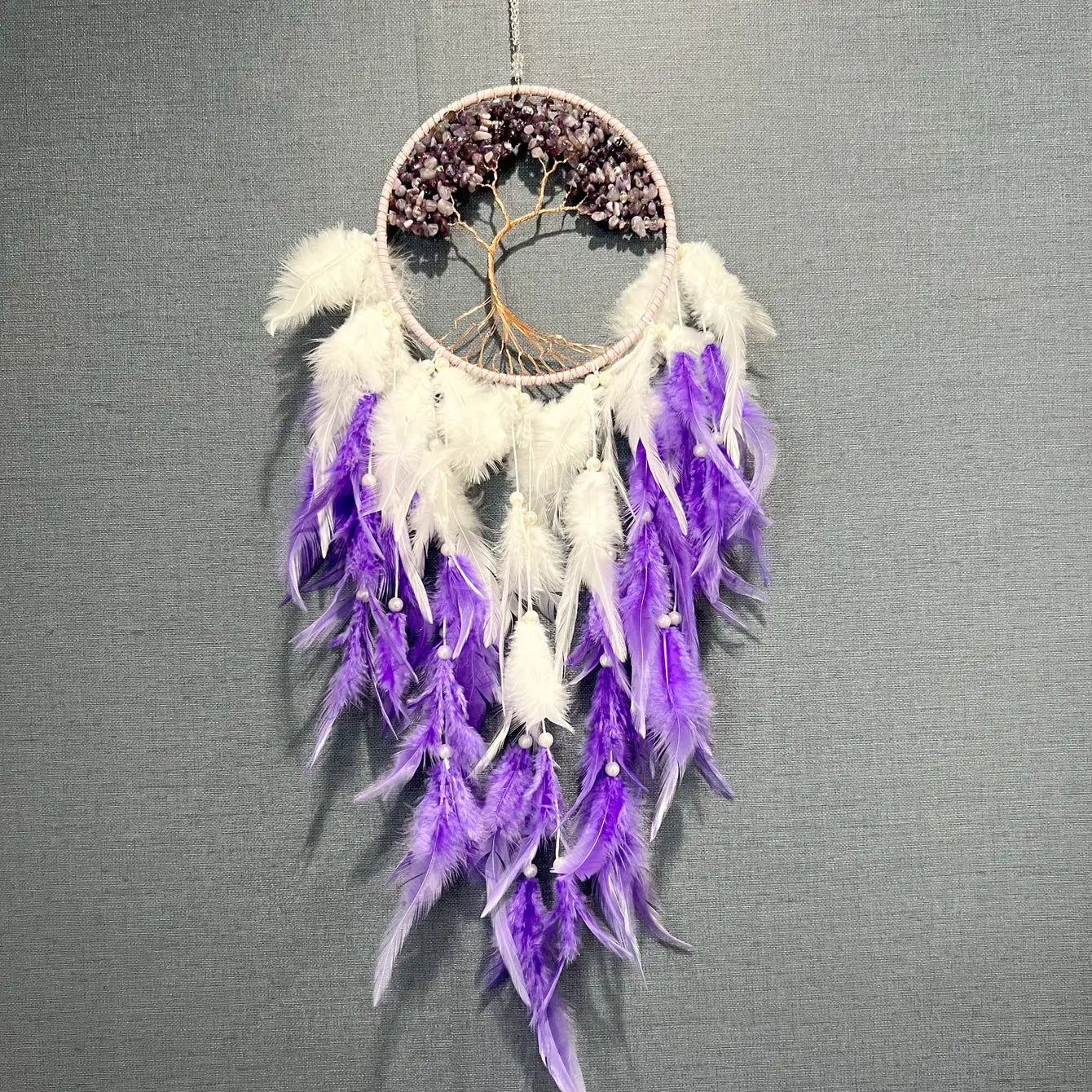 Tree of Life Crystal Dream Catchers - 5 Pcs