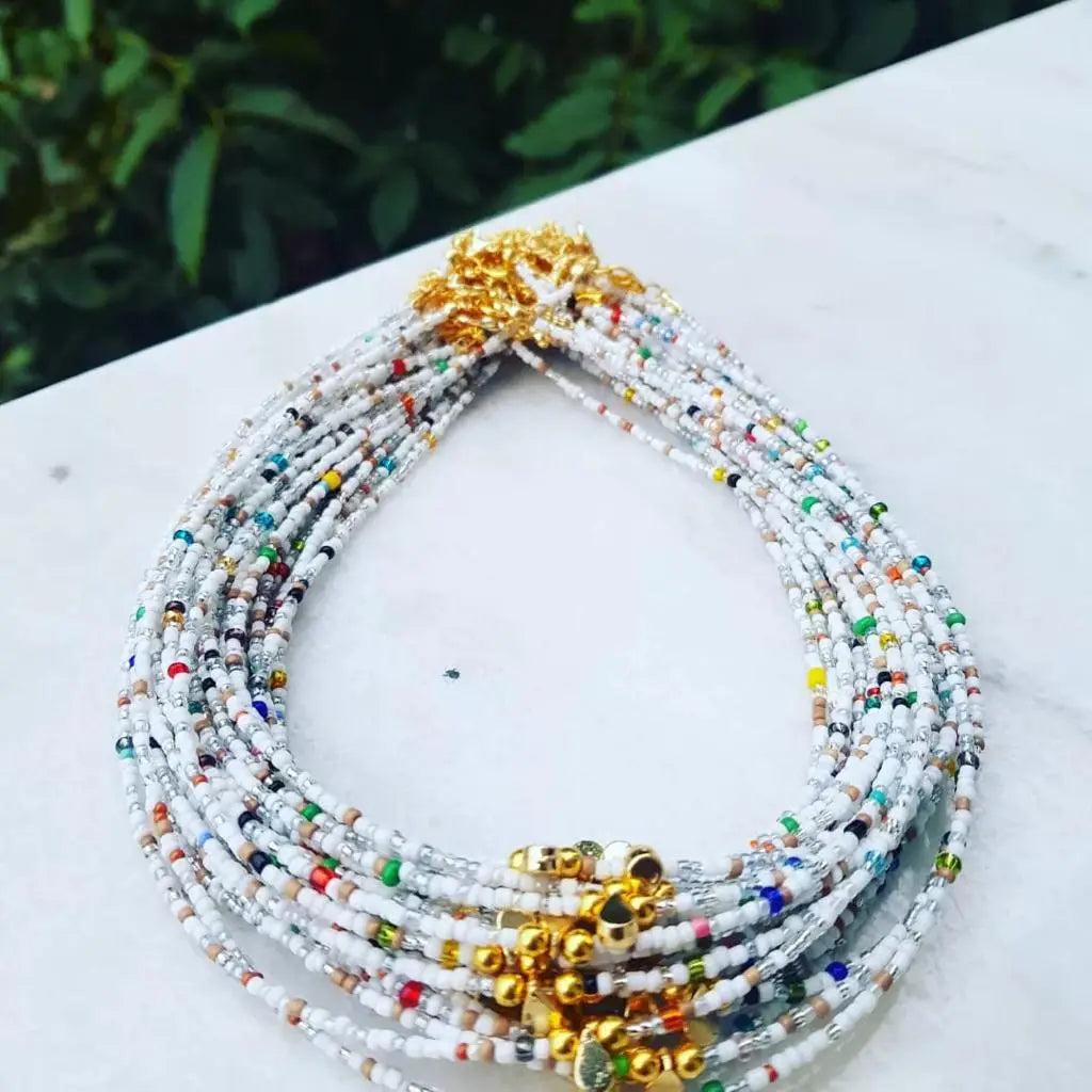 Multi Beaded Seed Necklace-Assortment 20 Pcs -TikTok Item