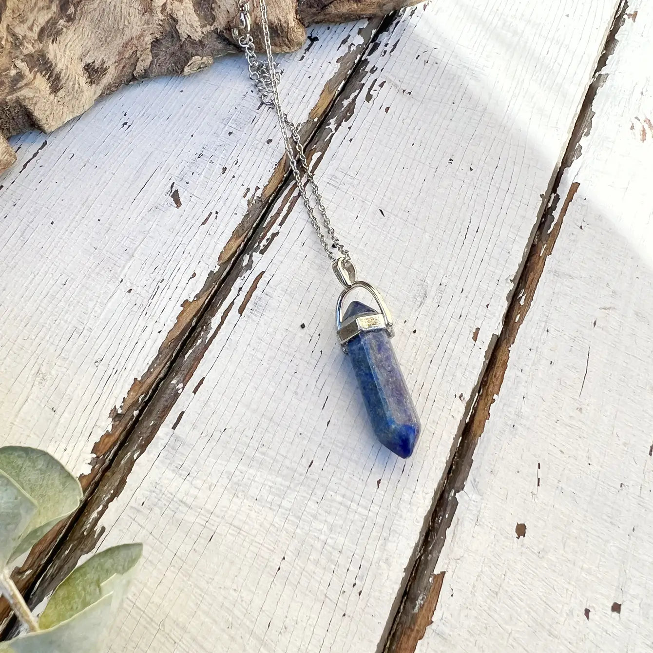 Gemstone Bullet Necklace - Assortment 12 Pcs